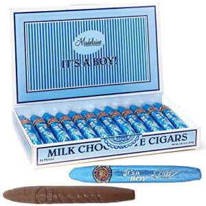 Madelaine Milk Chocolate Cigars "It’s A Boy!" Baby Shower 24ct